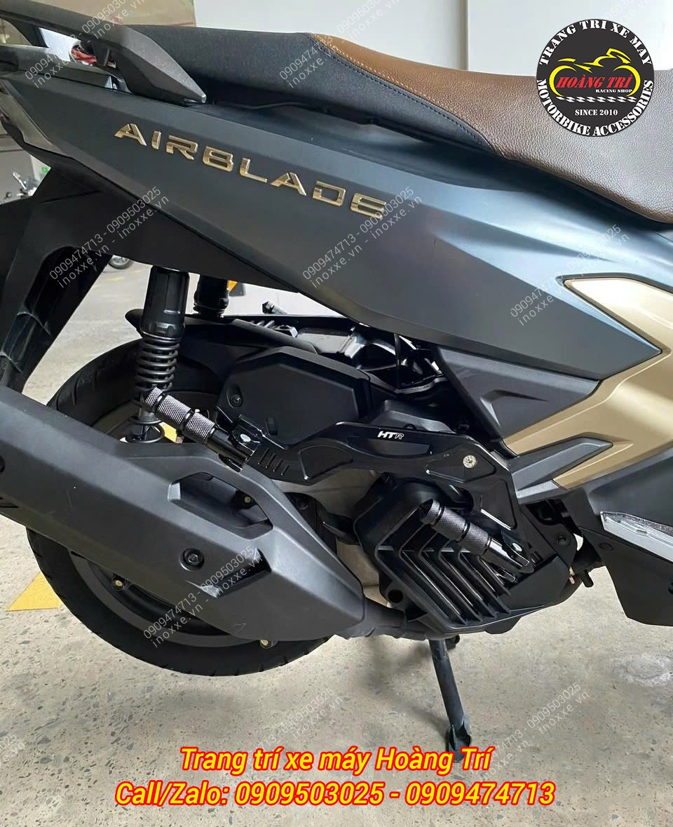 Gác chân phụ HTR độ cho xe Airblade