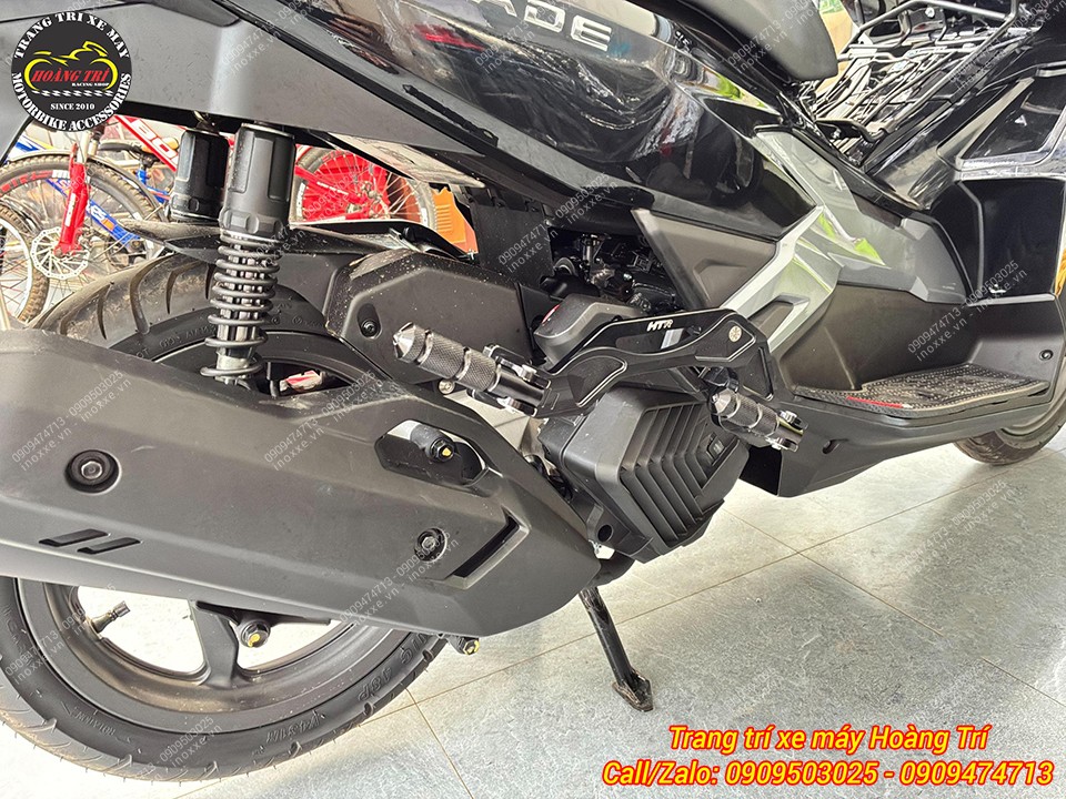 Gác chân phụ HTR độ cho xe Airblade