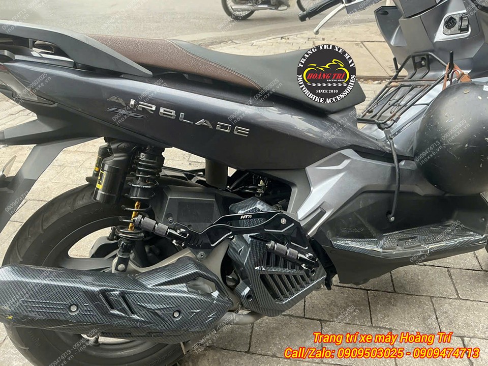 Gác chân phụ HTR độ cho xe Airblade