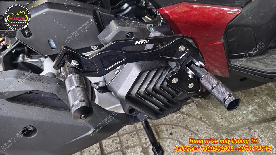 Gác chân phụ HTR độ cho xe Airblade