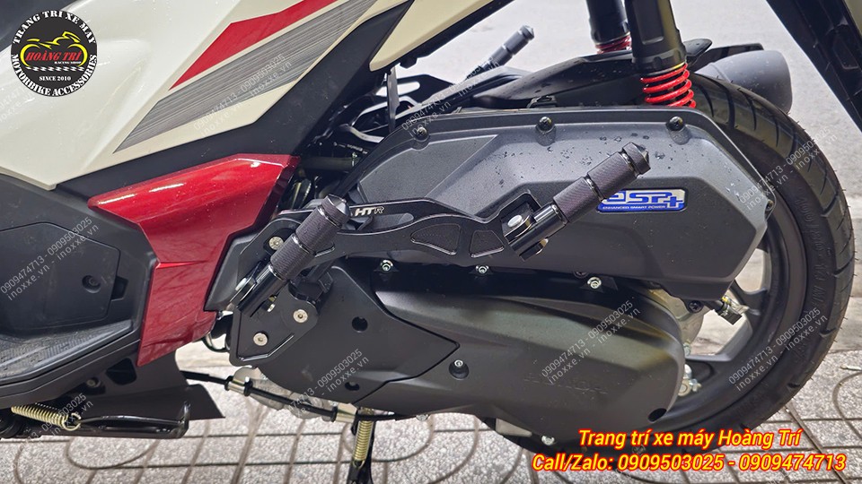 Gác chân phụ HTR độ cho xe Airblade