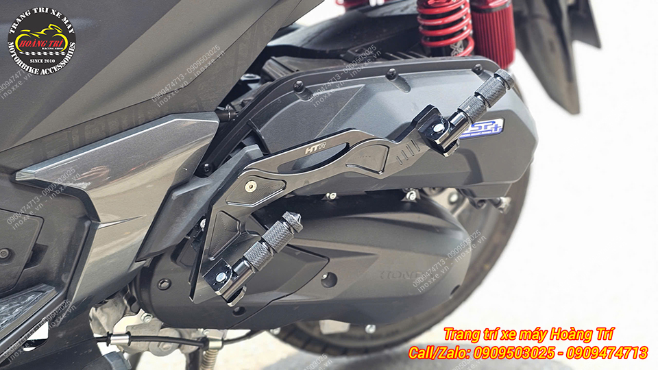 Gác chân phụ HTR độ cho xe Airblade