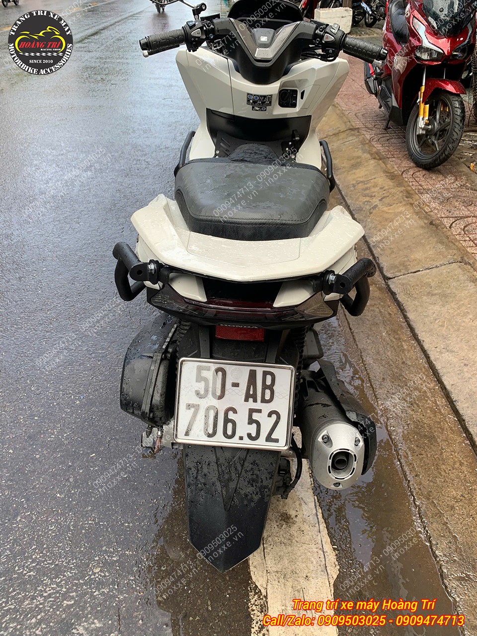 Khung chống đổ sau HTR PCX 160 2025 - Khung bảo vệ sau PCX 160 2025
