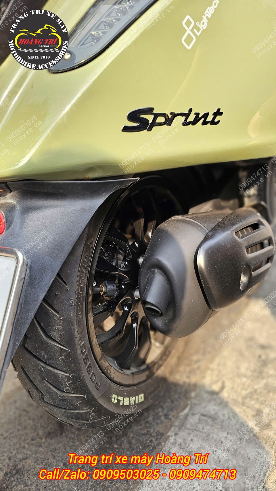 Đồng hồ Race Boy lắp chuẩn Vespa Sprint/Primavera