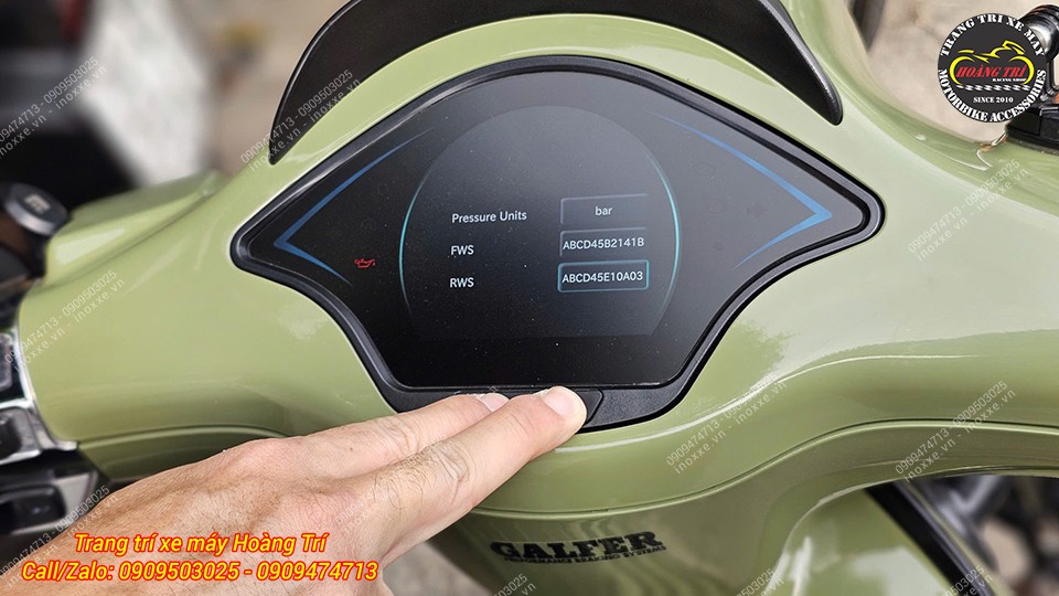 Đồng hồ Race Boy lắp chuẩn Vespa Sprint/Primavera