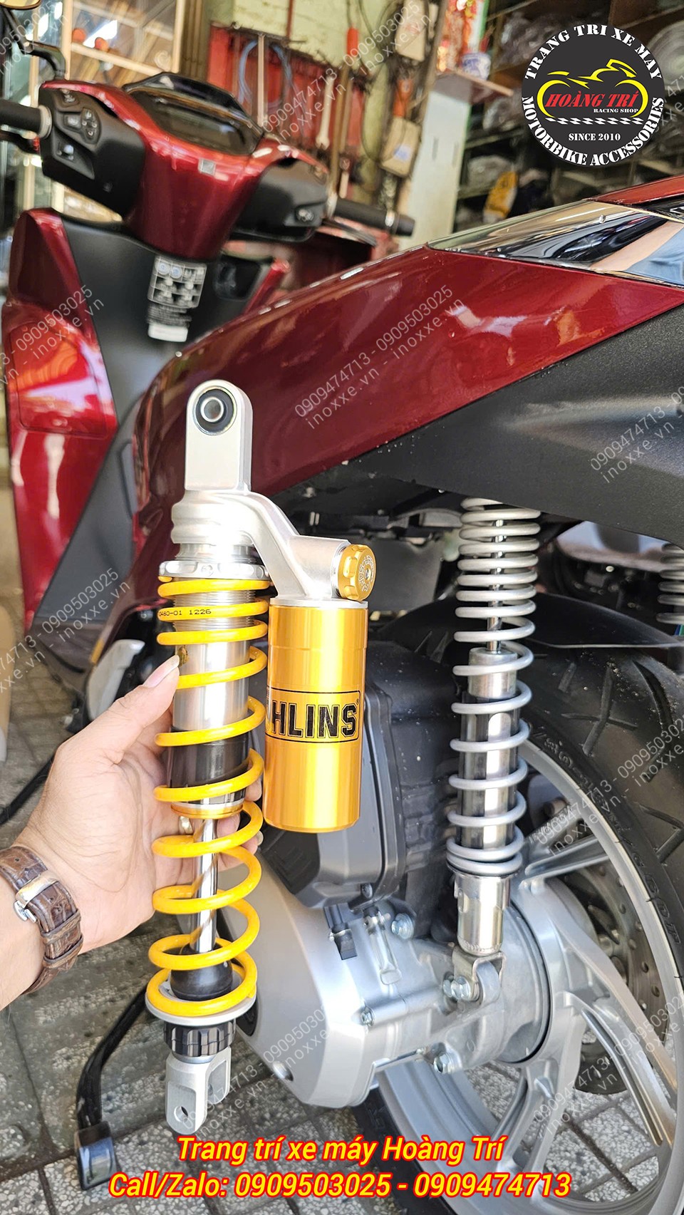 Phuộc Ohlins HO316 chính hãng dành cho SHVN 125/150/160