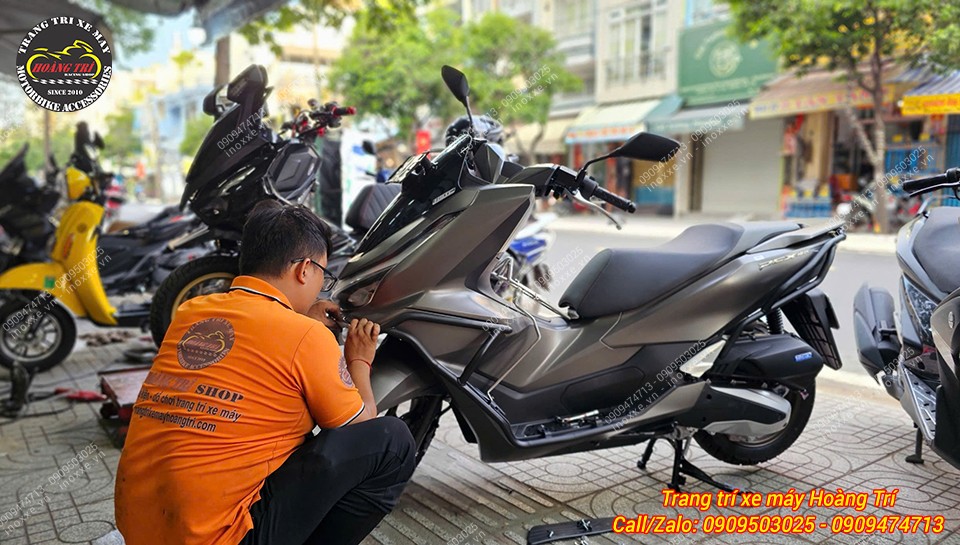 Khung chống đổ HTR PCX 160 2025 - Khung bảo vệ PCX 160 2025