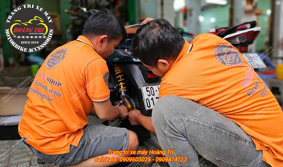 Phuộc Ohlins Honda Giorno 125/Stylo 160 - HO349 chính hãng