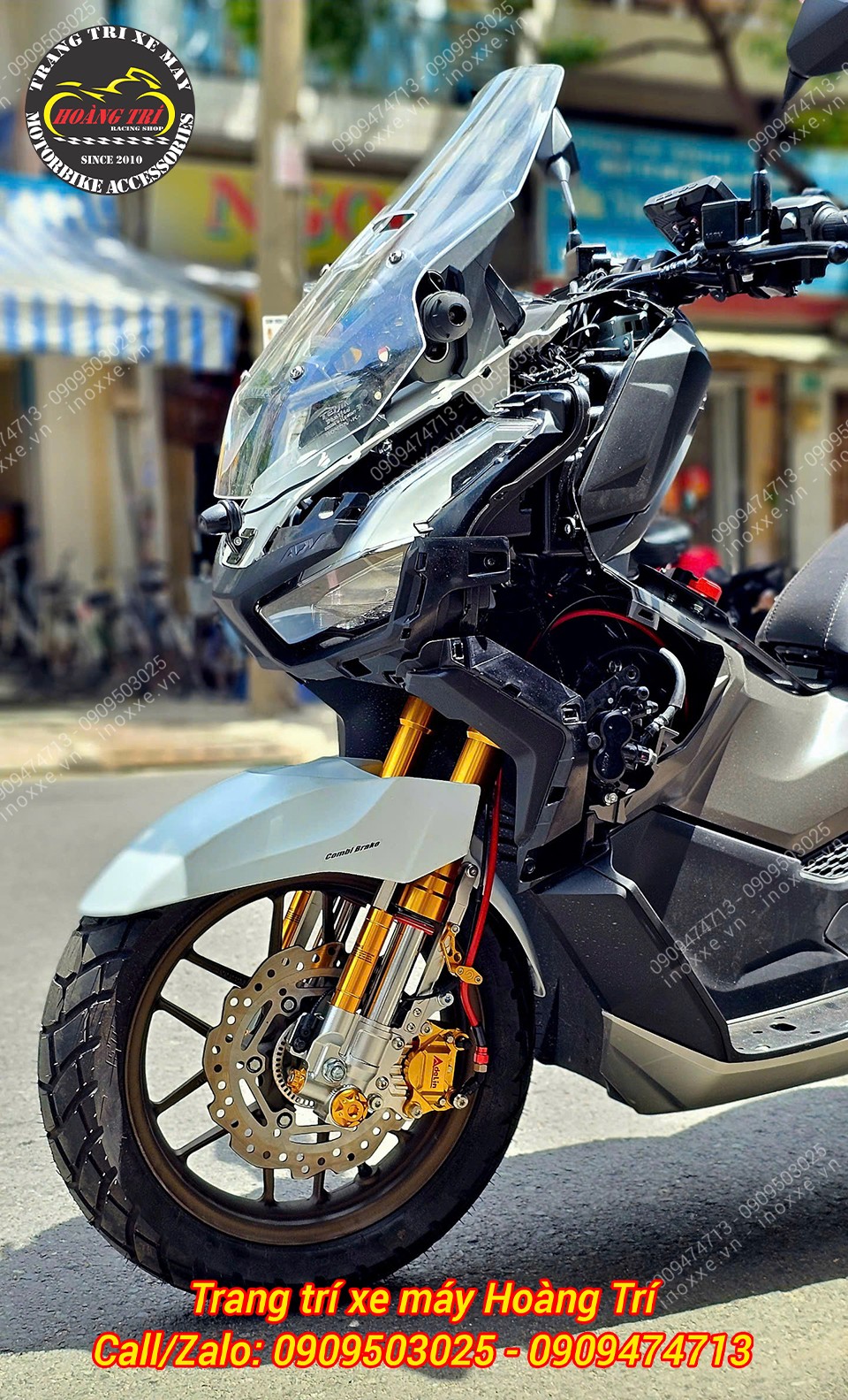 Phuộc độ cho xe ADV 150/ADV 160 - Phuộc Upside Down KingHam
