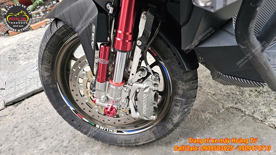 Phuộc độ cho xe ADV 150/ADV 160 - Phuộc Upside Down KingHam