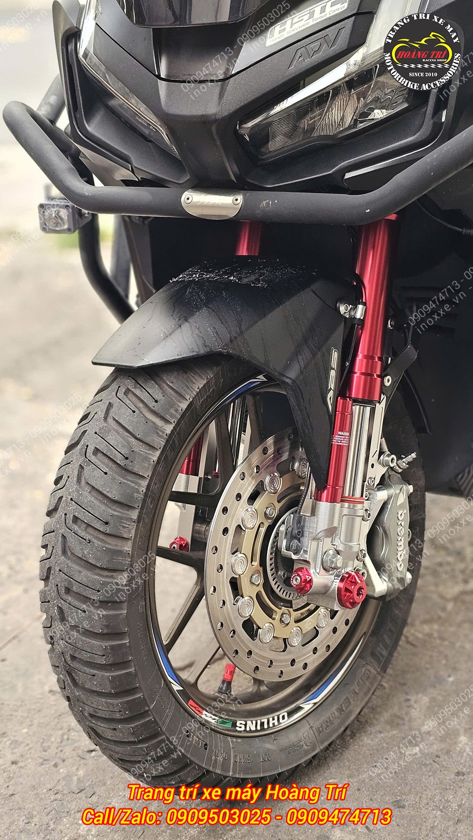 Phuộc độ cho xe ADV 150/ADV 160 - Phuộc Upside Down KingHam