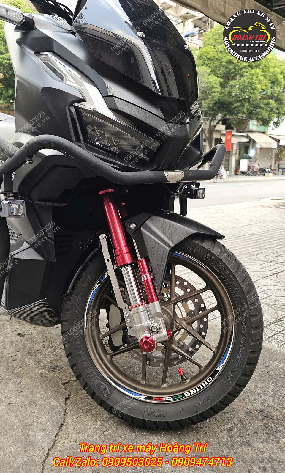 Phuộc độ cho xe ADV 150/ADV 160 - Phuộc Upside Down KingHam