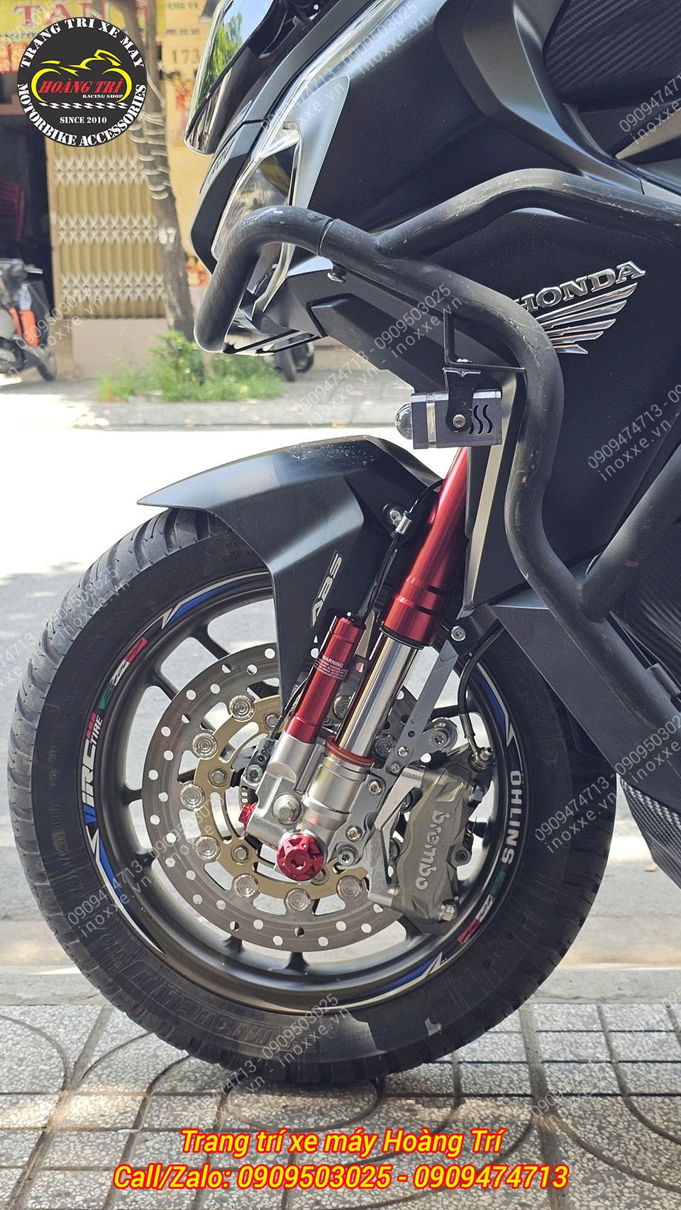 Phuộc độ cho xe ADV 150/ADV 160 - Phuộc Upside Down KingHam