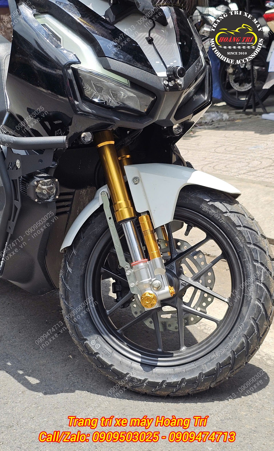 Phuộc độ cho xe ADV 150/ADV 160 - Phuộc Upside Down KingHam