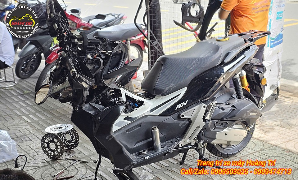 Phuộc độ cho xe ADV 150/ADV 160 - Phuộc Upside Down KingHam
