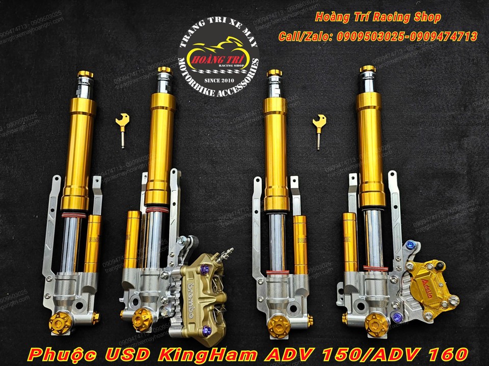 Phuộc độ cho xe ADV 150/ADV 160 - Phuộc Upside Down KingHam
