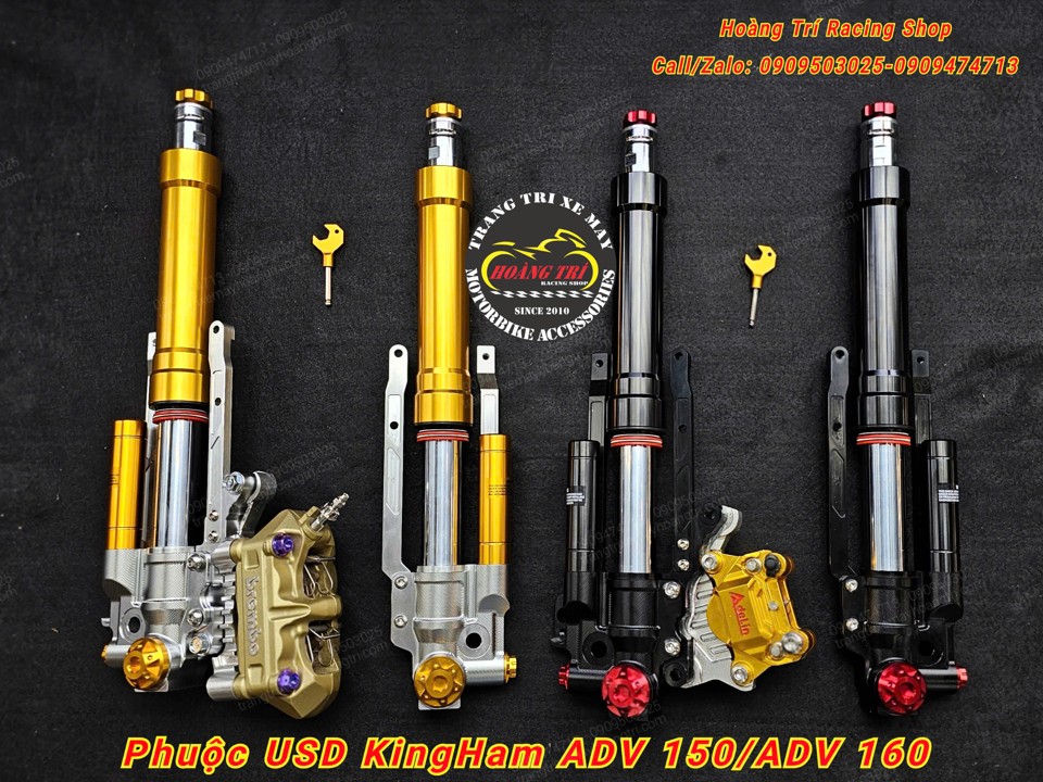 Phuộc độ cho xe ADV 150/ADV 160 - Phuộc Upside Down KingHam