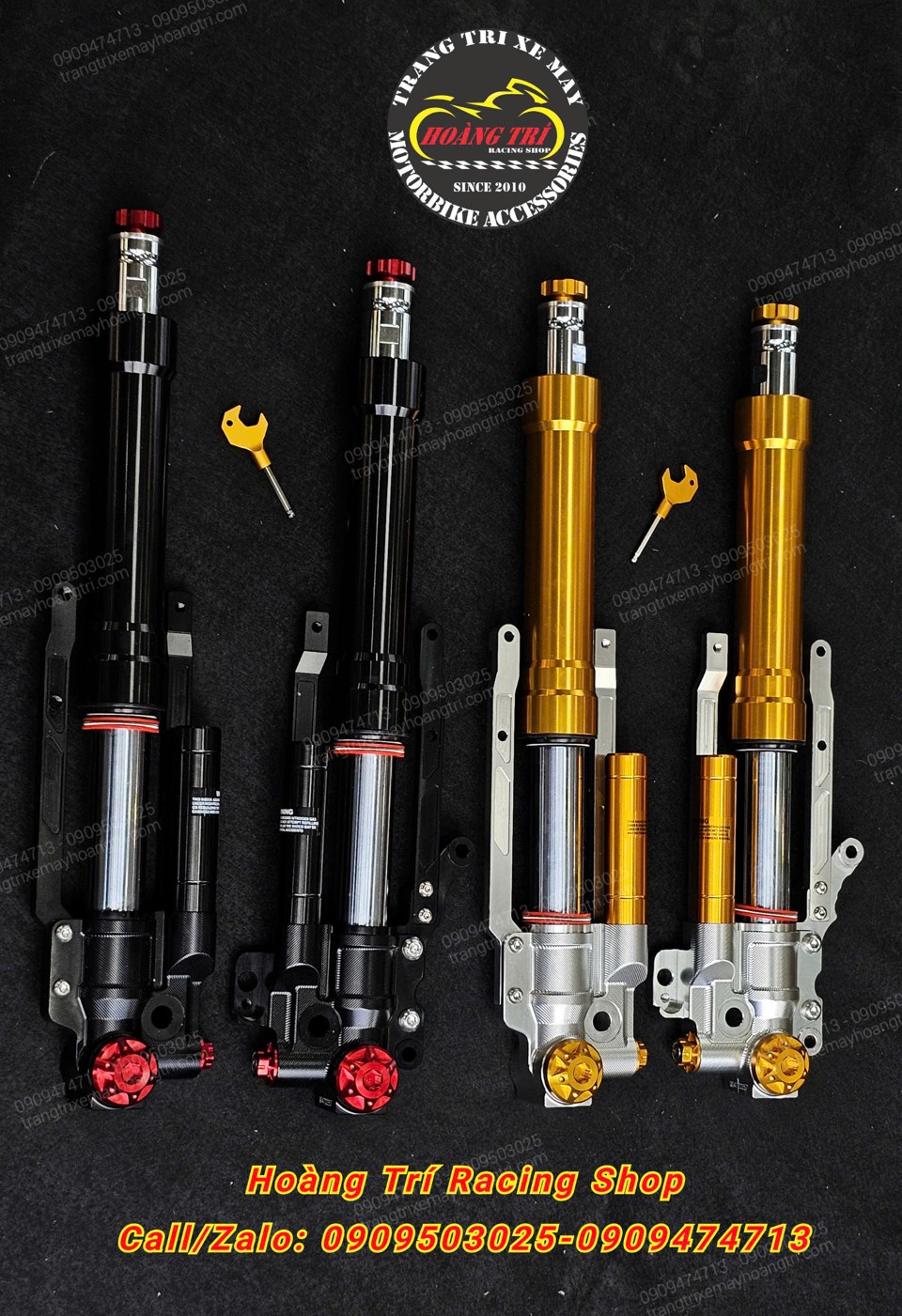Phuộc độ cho xe ADV 150/ADV 160 - Phuộc Upside Down KingHam