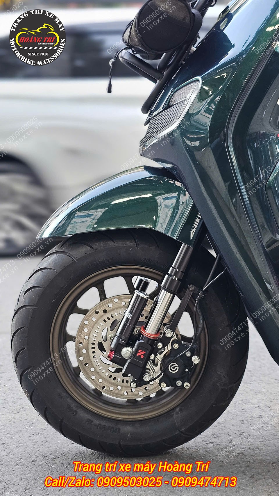 Phuộc độ cho xe Stylo 160 - Phuộc Upside Down KingHam