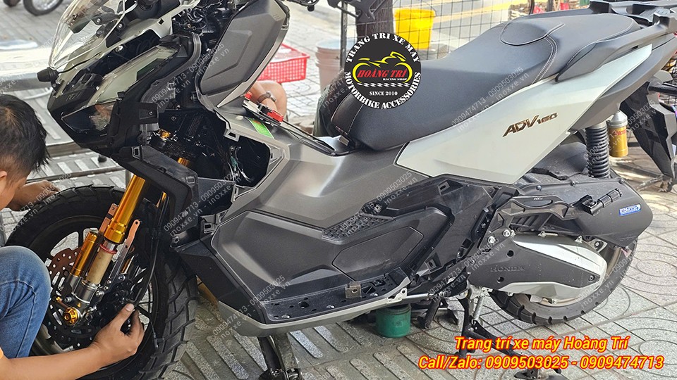 Phuộc độ cho xe ADV 150/ADV 160 - Phuộc Upside Down KingHam