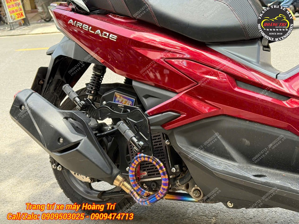 Gác chân phụ HTR độ cho xe Airblade
