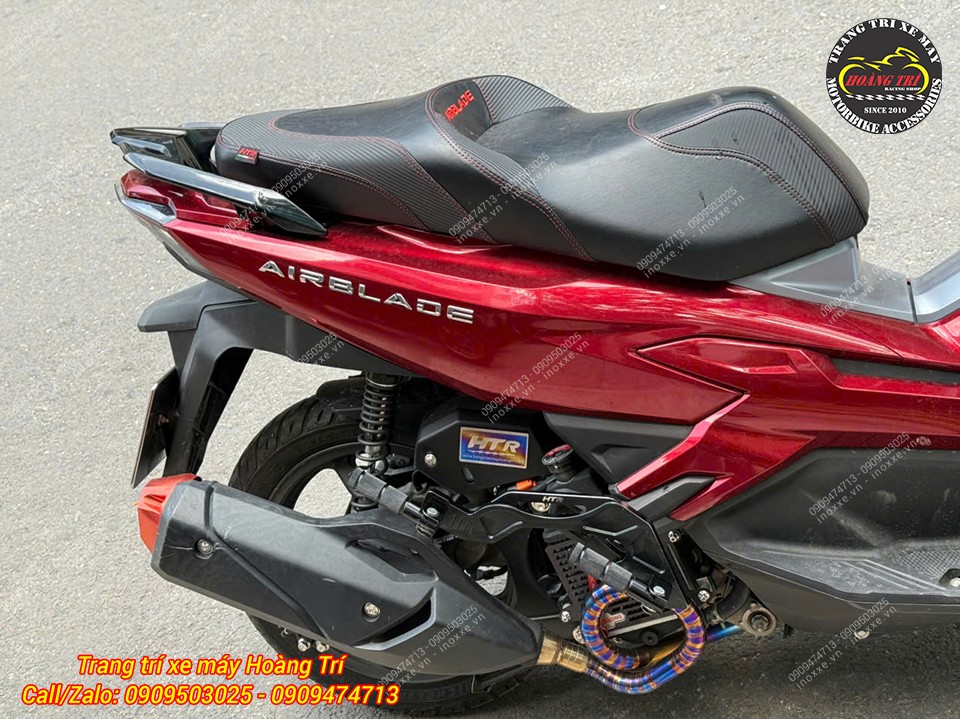 Gác chân phụ HTR độ cho xe Airblade