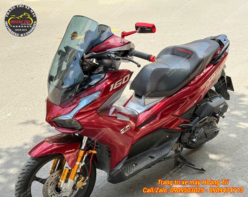 Gác chân phụ HTR độ cho xe Airblade