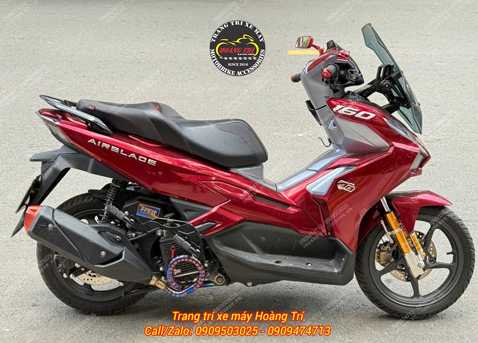 Gác chân phụ HTR độ cho xe Airblade