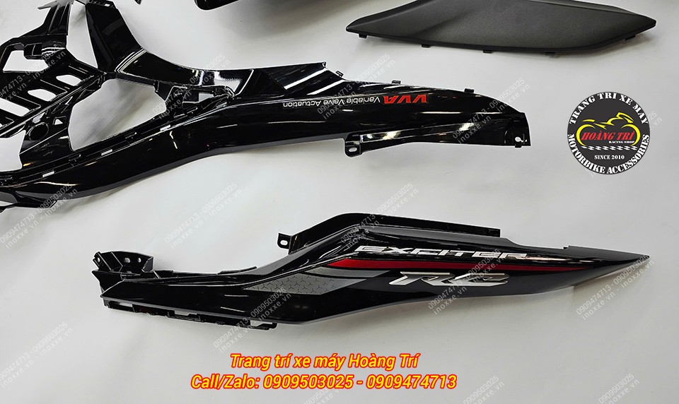 Dàn áo Exciter 155 màu đen bóng chính hãng