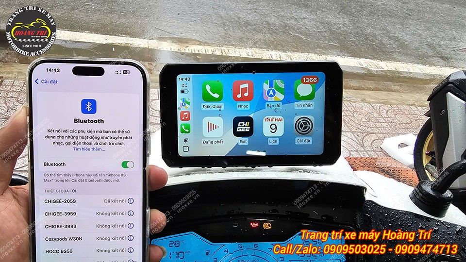 Màn hình Chigee AIO 5 Play dẫn đường (không có camera)
