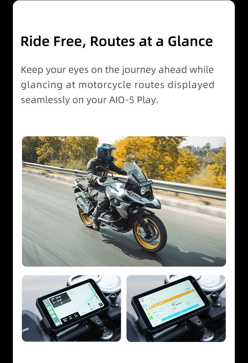 Màn hình Chigee AIO 5 Play dẫn đường (không có camera)