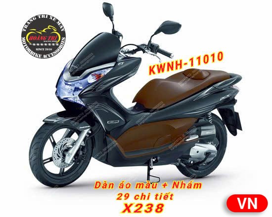 Trọn bộ dàn áo PCX 2010-2012 chính hãng Honda Việt Nam
