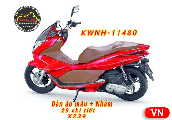 Trọn bộ dàn áo PCX 2010-2012 chính hãng Honda Việt Nam