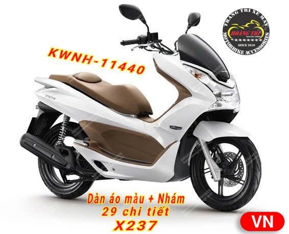 Trọn bộ dàn áo PCX 2010-2012 chính hãng Honda Việt Nam