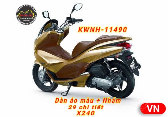 Trọn bộ dàn áo PCX 2010-2012 chính hãng Honda Việt Nam