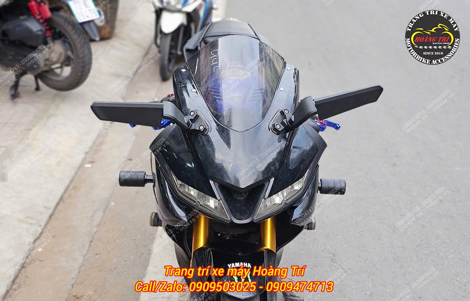 Kính hậu H2R gắn Motor