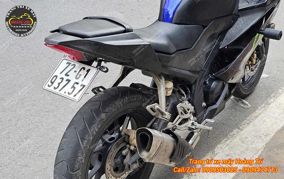 Pát biển số HTR phong cách Moto - một chiều