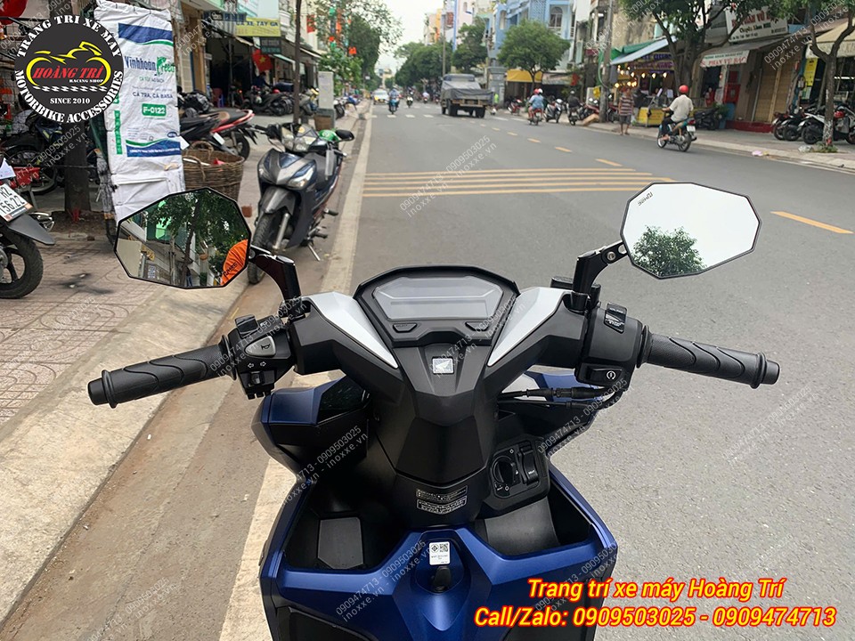 Kính hậu kiểu H2C V5 nhôm CNC
