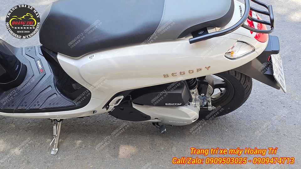 Chân chống inox cho xe Scoopy