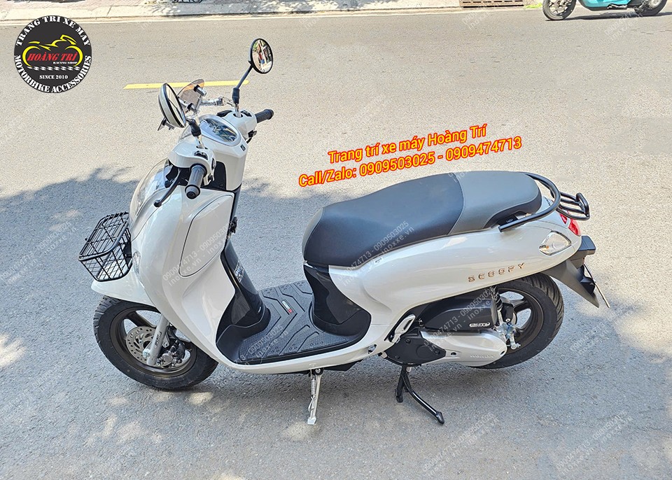 Chân chống inox cho xe Scoopy
