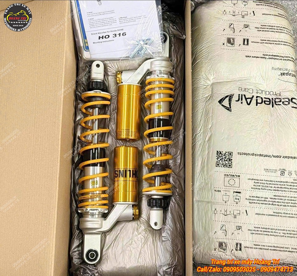 Phuộc Ohlins HO316 chính hãng dành cho SHVN 125/150/160