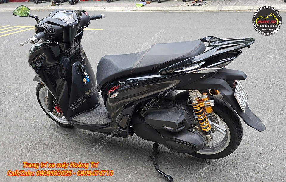 Phuộc bình dầu Ohlins HO 817 chính hãng lắp chuẩn Sh 300i, Sh 350i