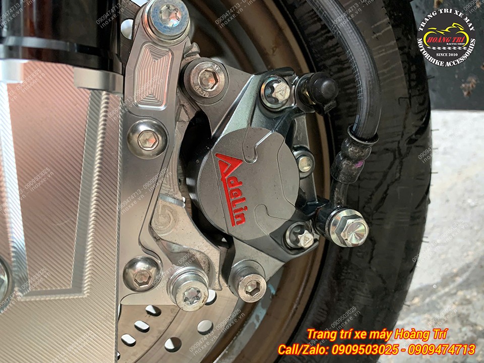 Phuộc trước KingHam nhôm CNC độ cho xe Stylo 160