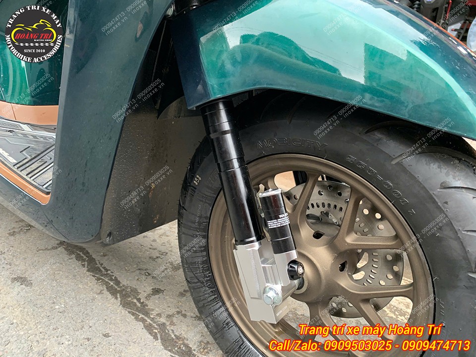 Phuộc trước KingHam nhôm CNC độ cho xe Stylo 160