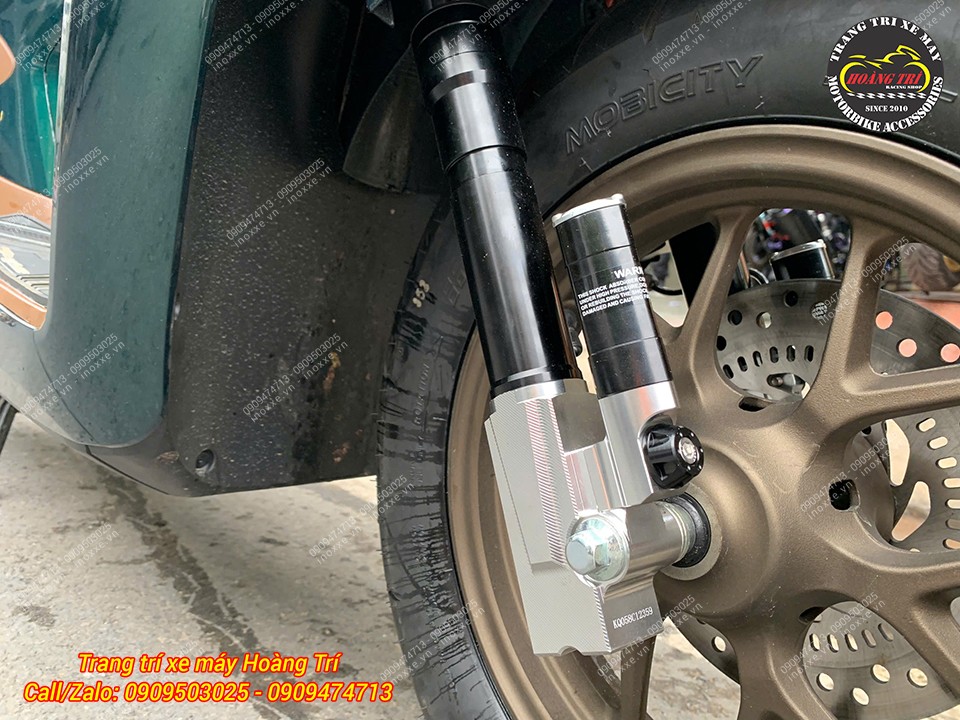 Phuộc trước KingHam nhôm CNC độ cho xe Stylo 160