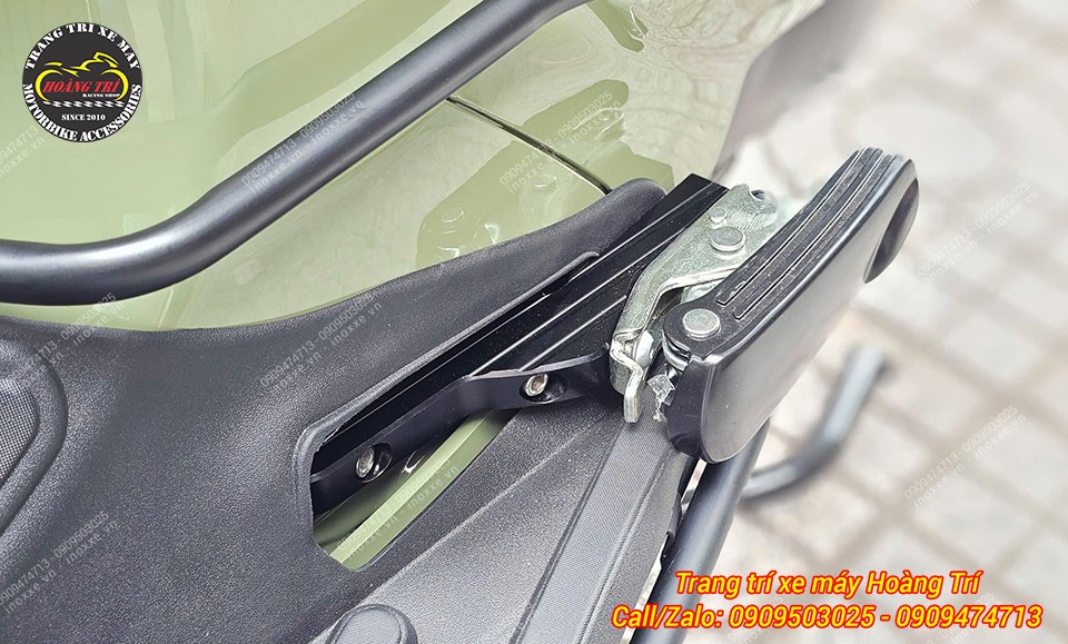 Gác chân sau GTS -gác chân nhôm CNC nối dài