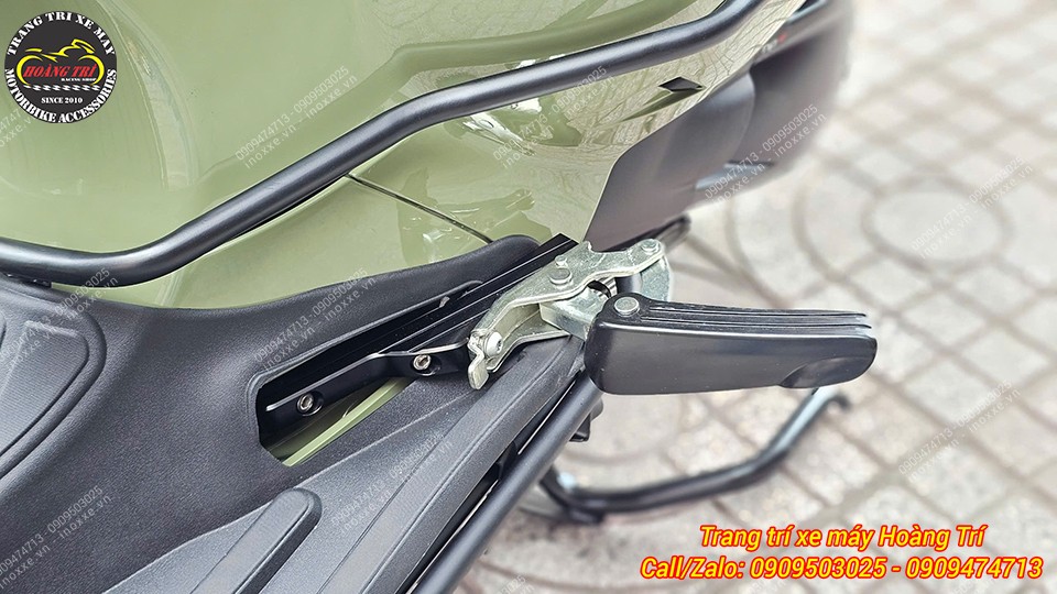 Gác chân sau GTS -gác chân nhôm CNC nối dài