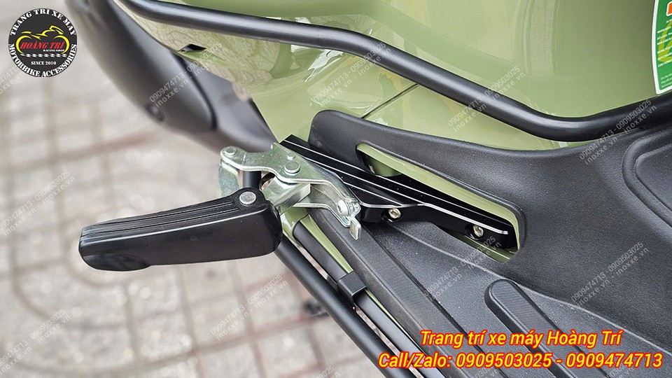 Gác chân sau GTS -gác chân nhôm CNC nối dài