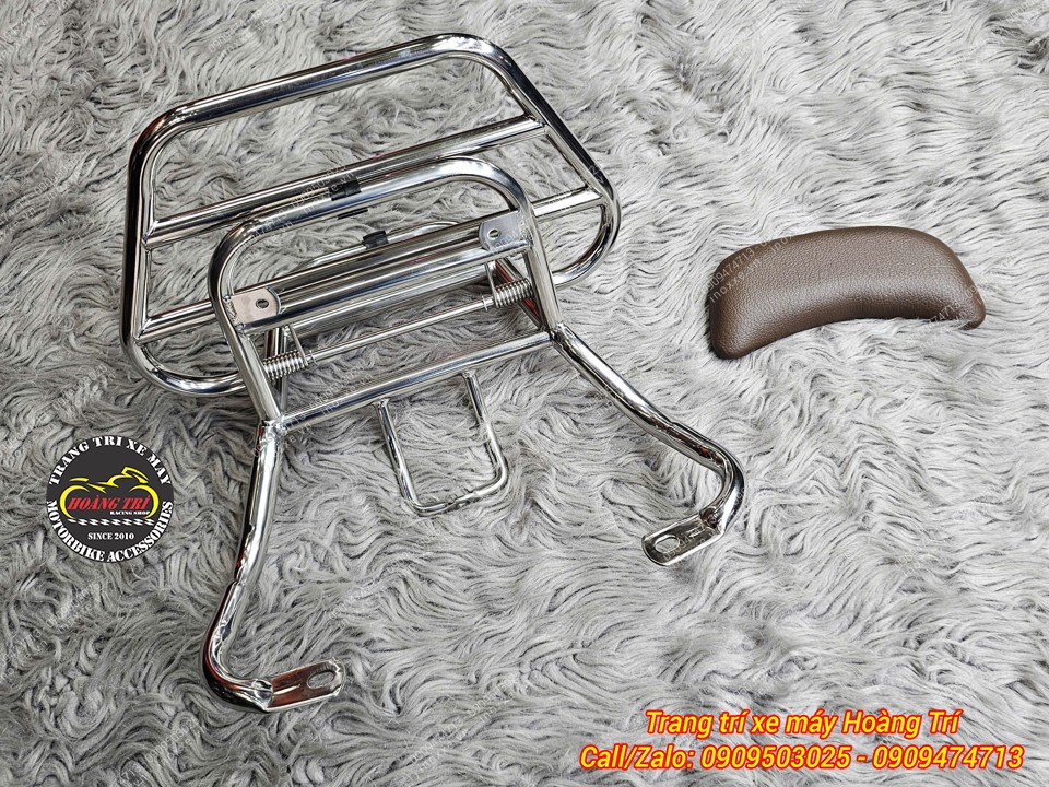 Baga sau xe máy điện Vinfast Motio kiểu Vespa có nệm tựa lưng