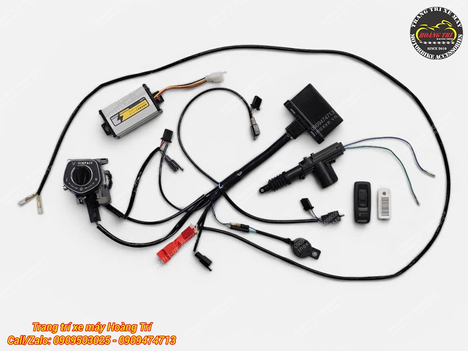 Bộ khóa Smartkey Honda lắp chuẩn cho xe máy điện Vinfast